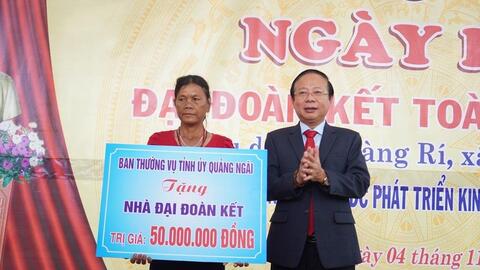 Khu dân cư Làng Rí tổ chức Ngày hội Đại đoàn kết toàn dân