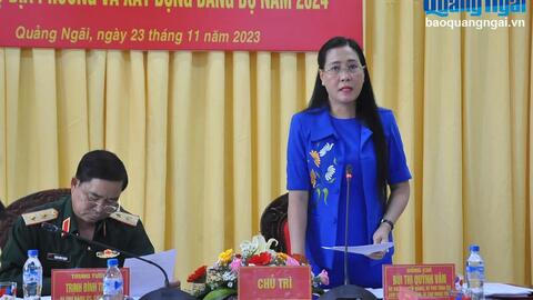 Đảng ủy Quân sự tỉnh tổ chức Hội nghị ra Nghị quyết lãnh đạo thực hiện nhiệm vụ năm 2024